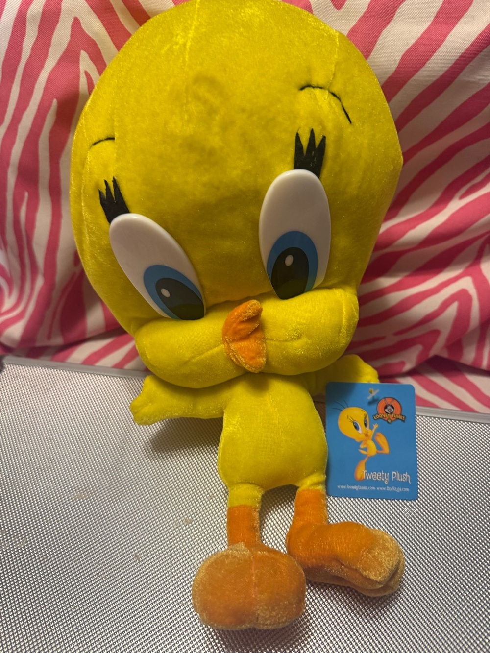Warner Bros. Tweety Plush Toy - Yellow with Orange Beak & Feet